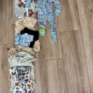 Blue and White Kids One Piece